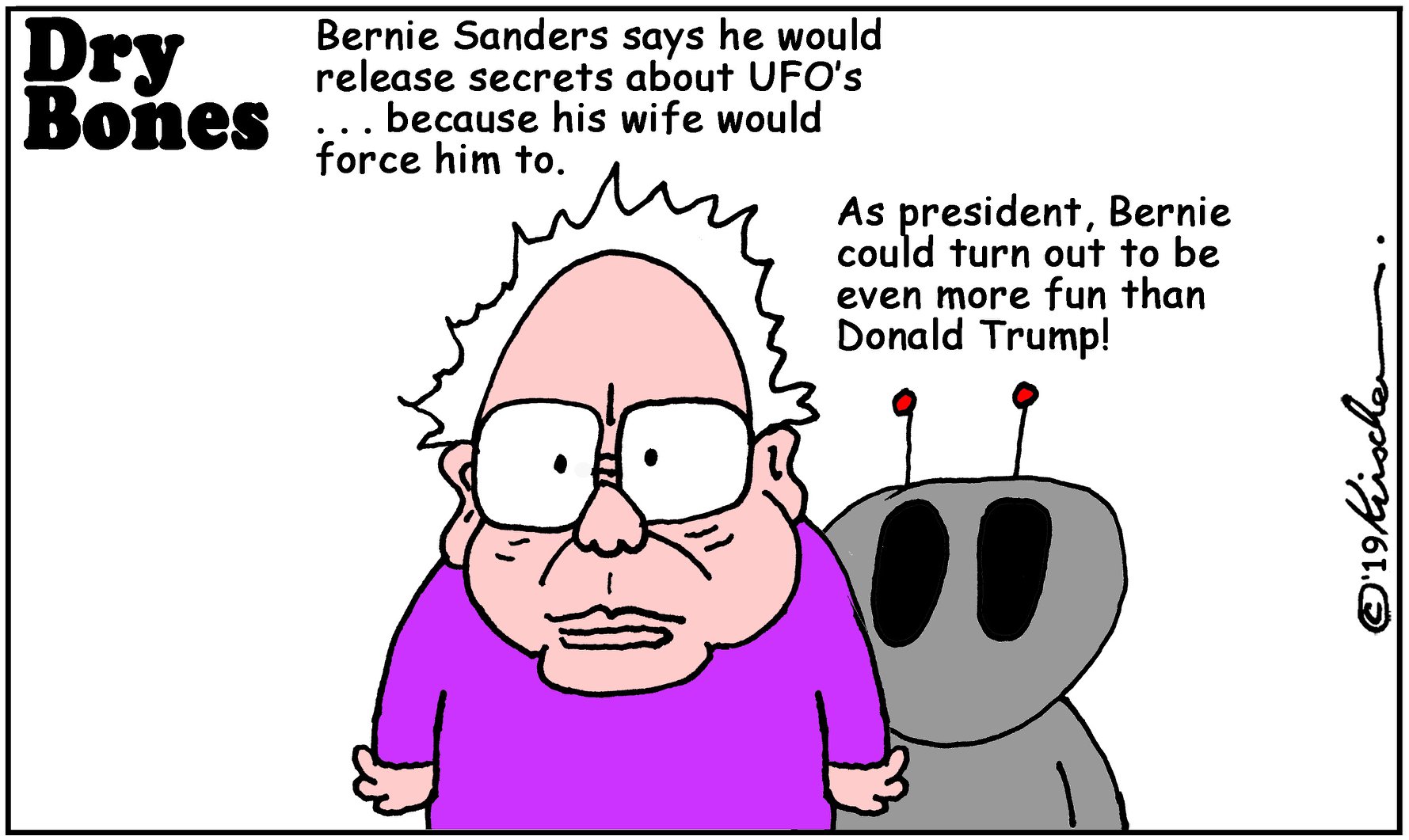 Dry Bones: Bernie Sanders