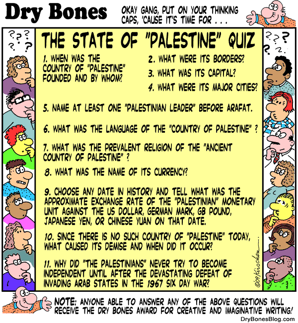 Dry Bones: Palestine Quiz