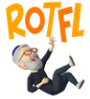 Avitar rolling on the floor laughing