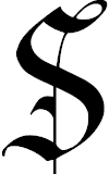 Old English capital letter S