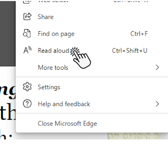 Click the three-dot menu icon